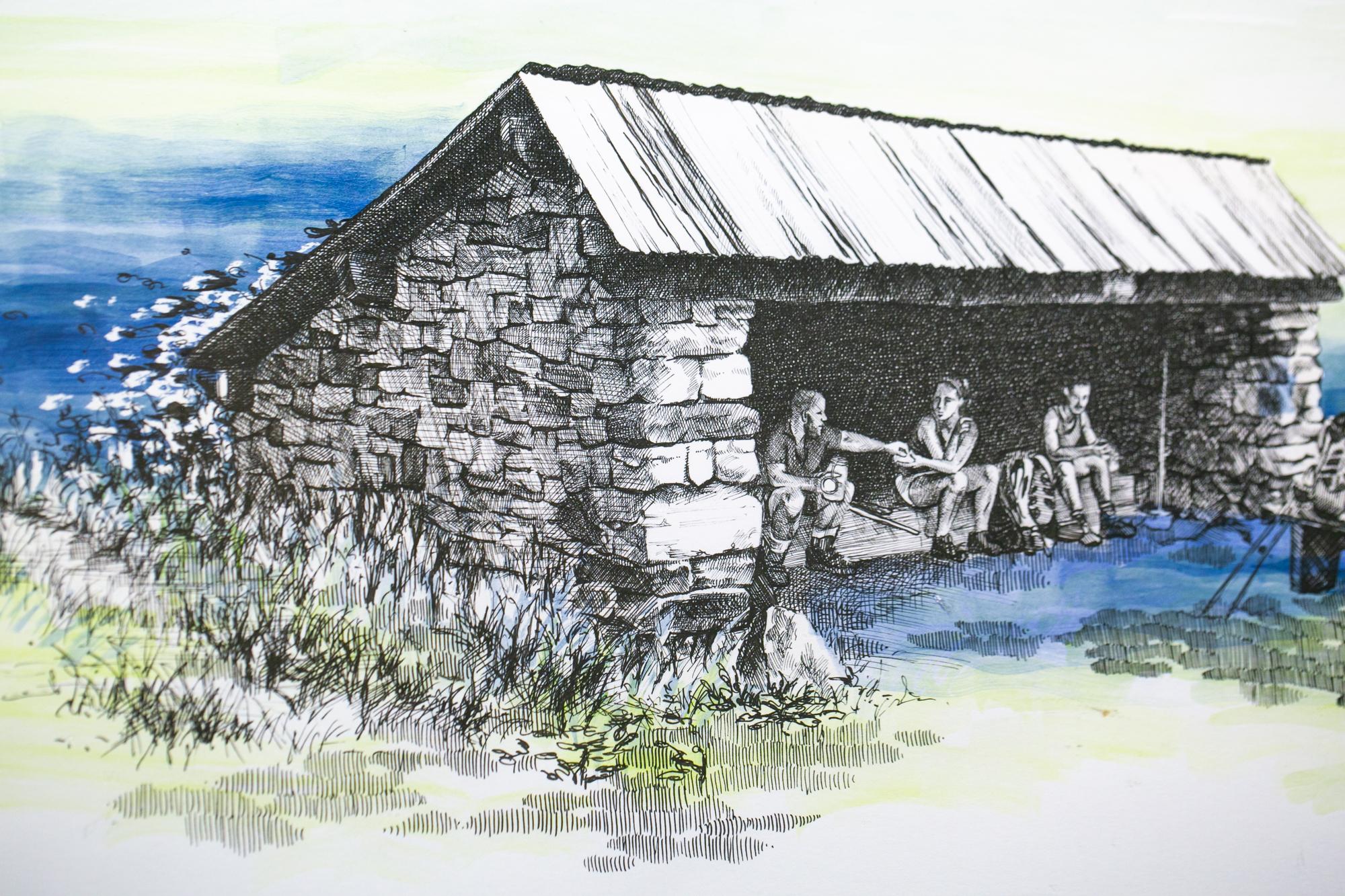 Mashipacong Shelter, New Jersey, [ 41.25216, -74.68594 ] - Contemporary Art by Sarah Kaizar