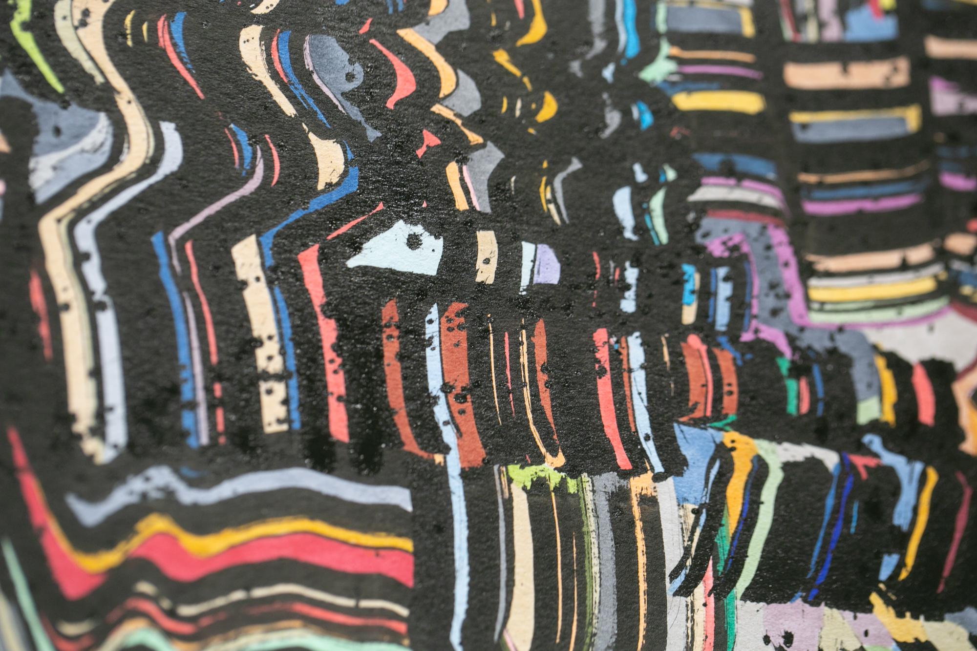 abstract grid paintings