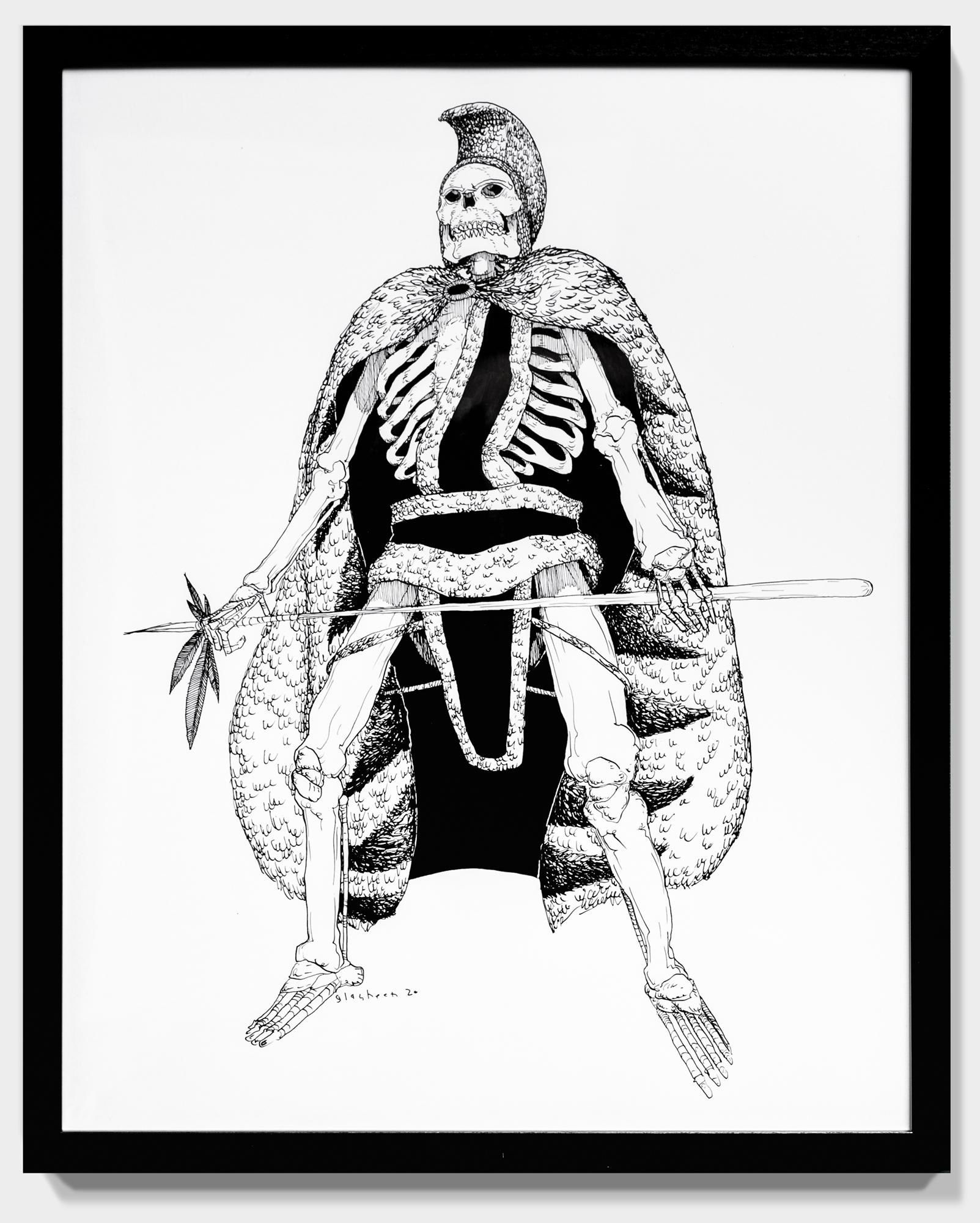 Kate Glasheen Portrait - Dead King 29 [18th Century Polynesian King]