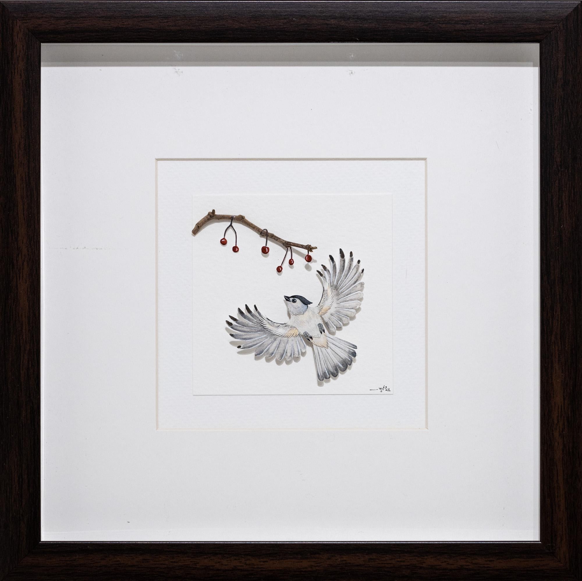 Nayan and Venus Animal Art - Tufted Titmouse