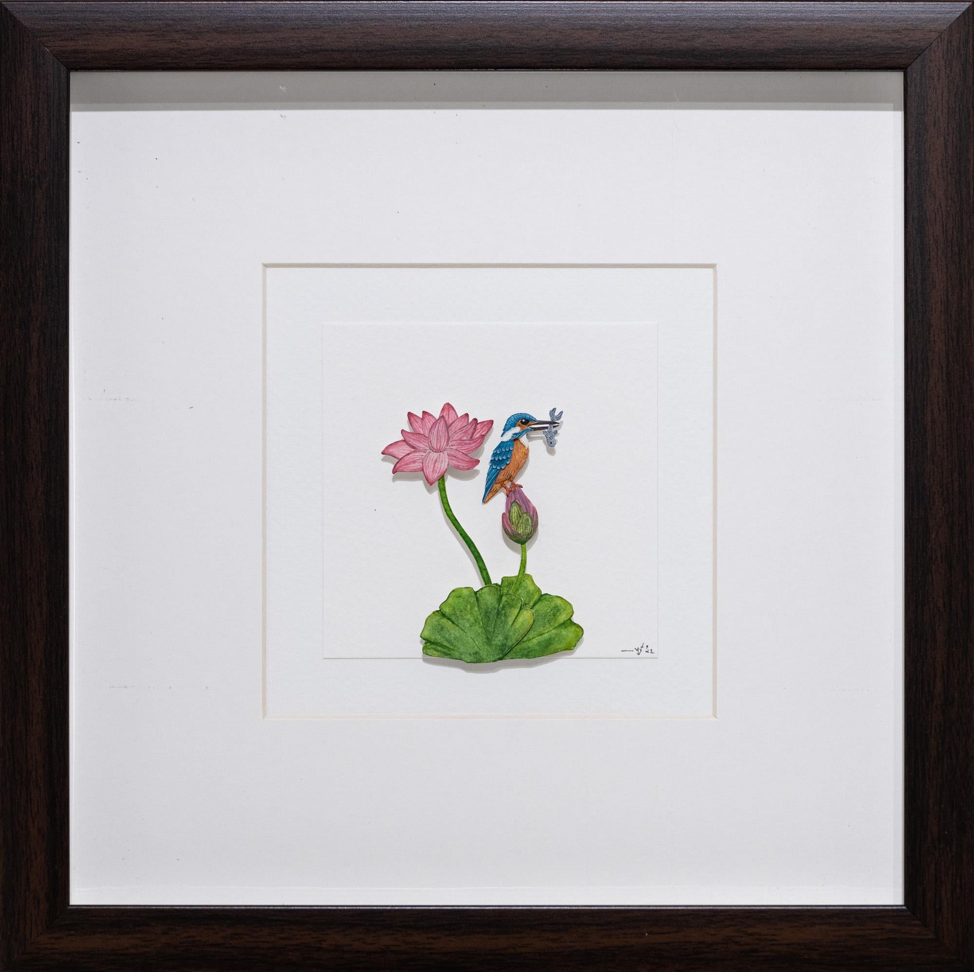 Nayan and Venus Animal Painting - Common Kingfisher