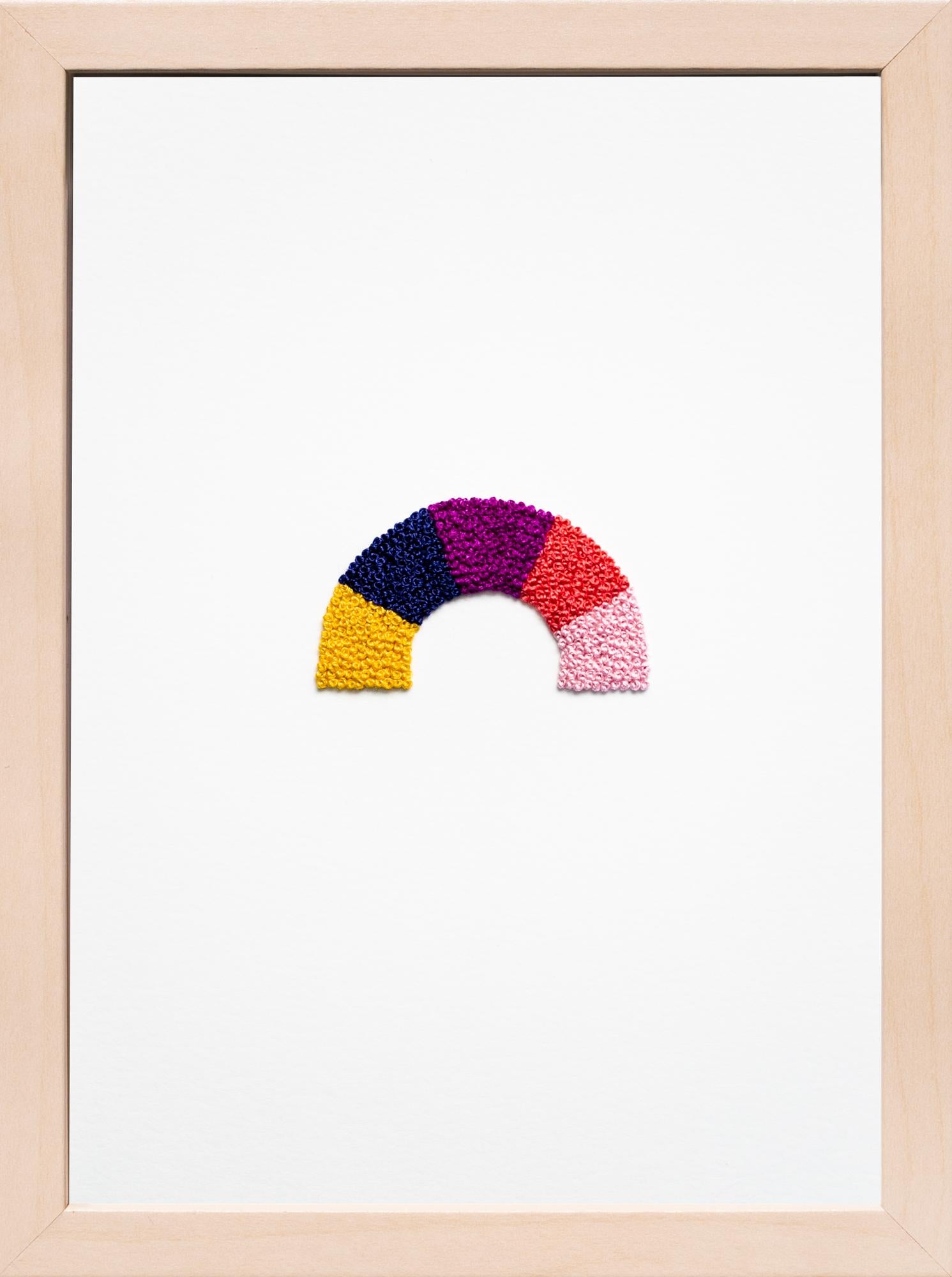 Colorblock Rainbow - Art by Kelly Kozma