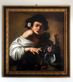copy of "Boy Bitten by a Lizard" by Michelangelo Merisi da Caravaggio