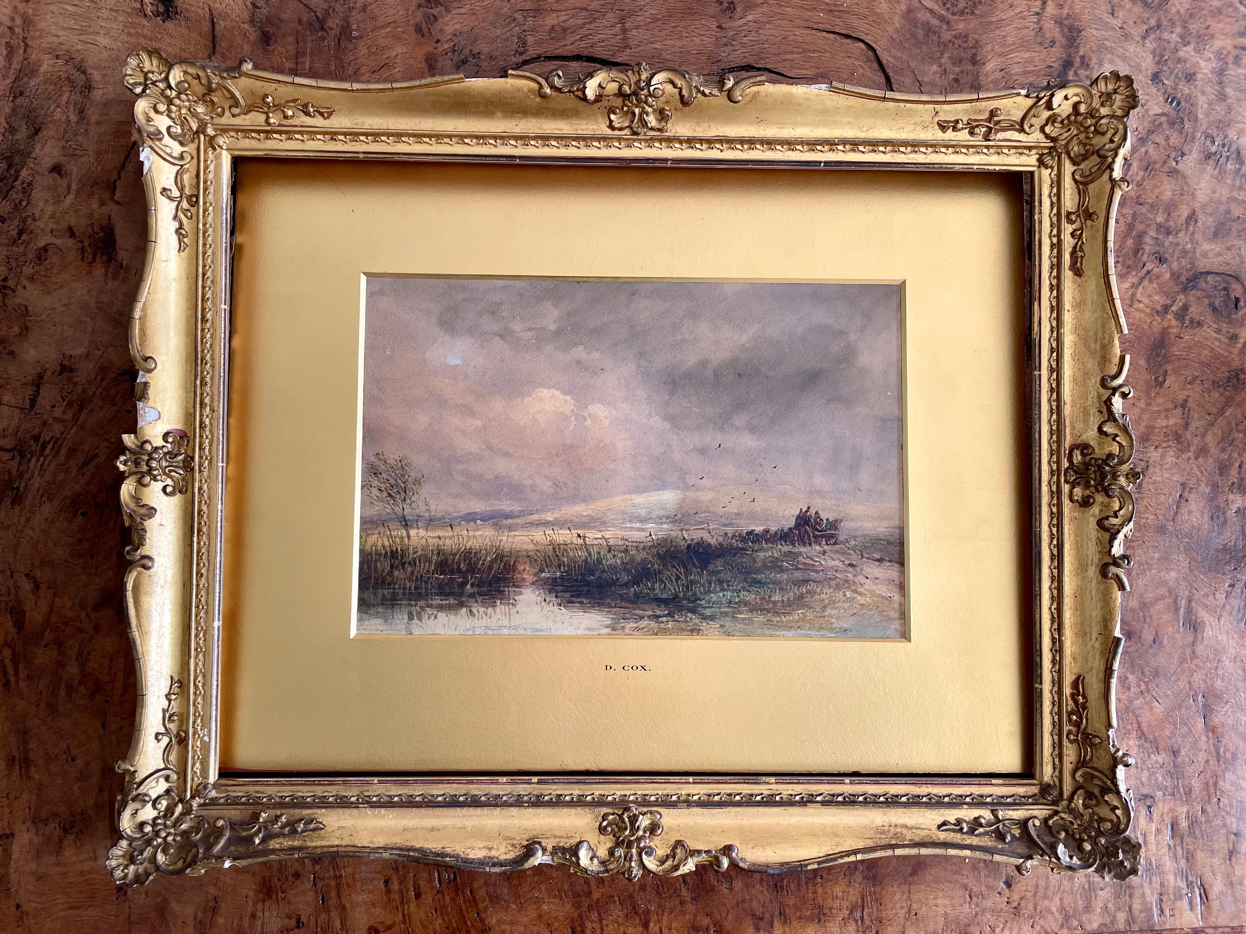 « Une tempête qui passe », aquarelle de D Cox 1783 1859 en vente 3