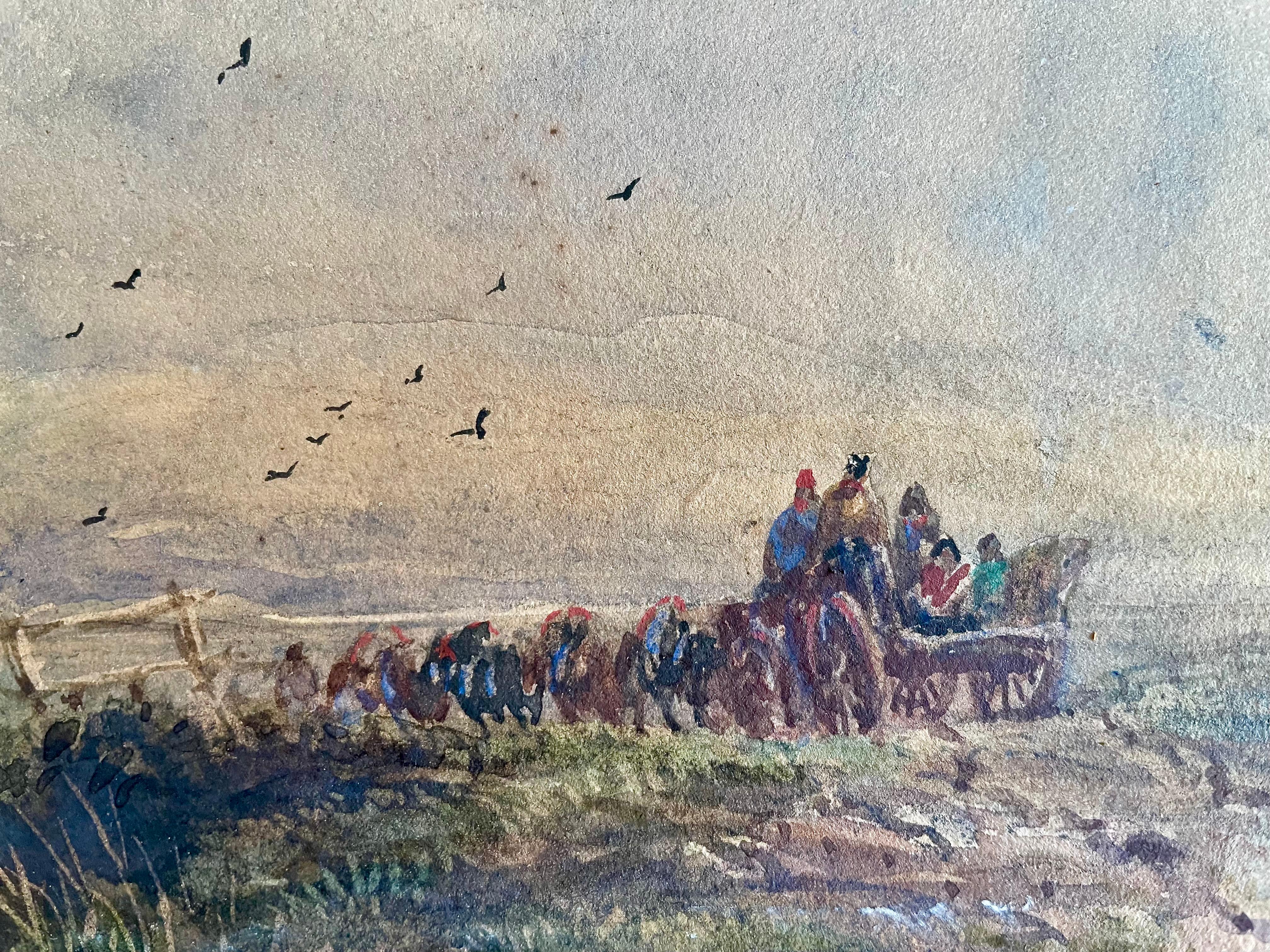 « Une tempête qui passe », aquarelle de D Cox 1783 1859 en vente 1