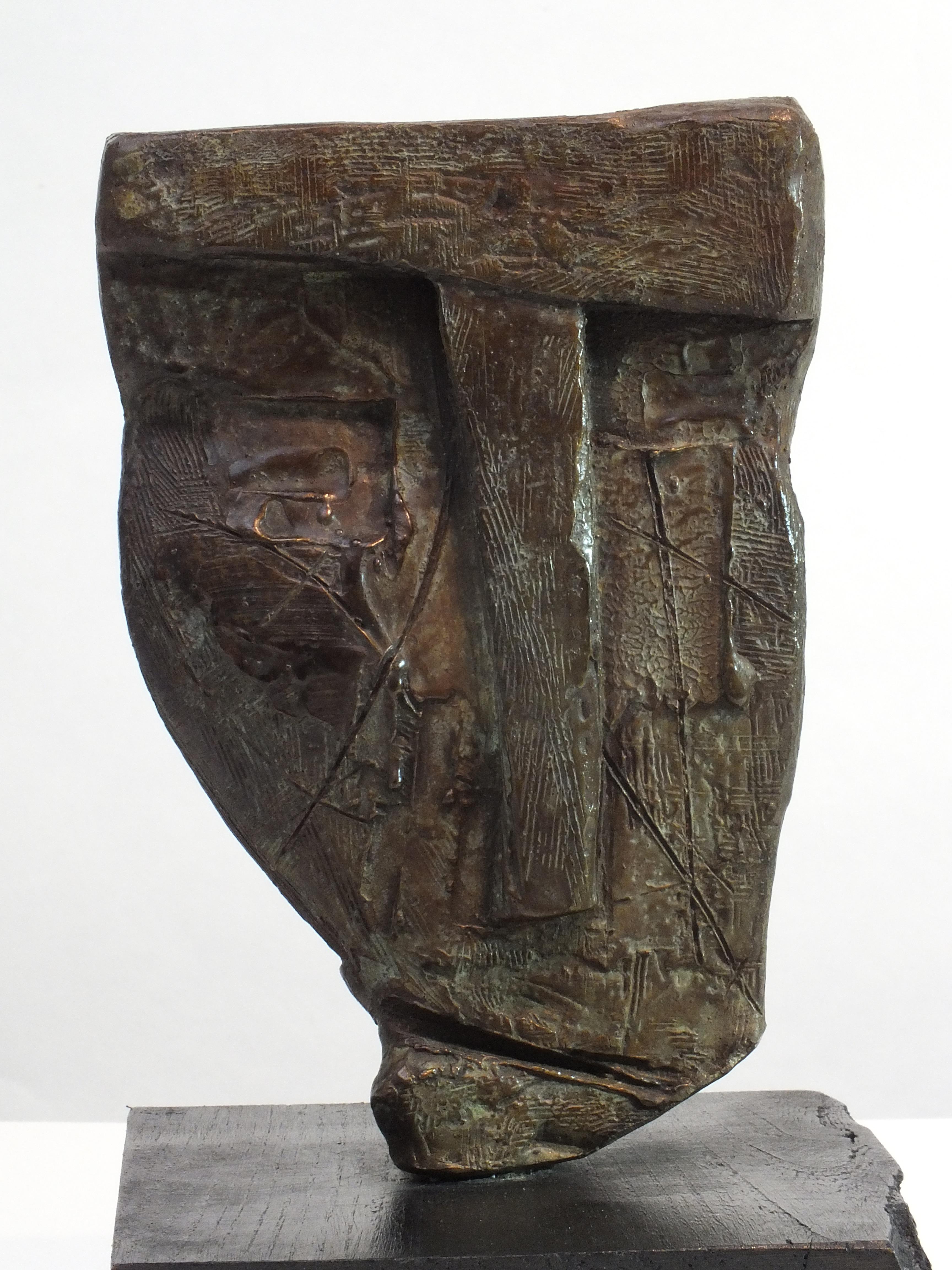 Tim Rawlins Nude Sculpture - Sentinel 1,  Contemporary Cast Bronze Sculpture