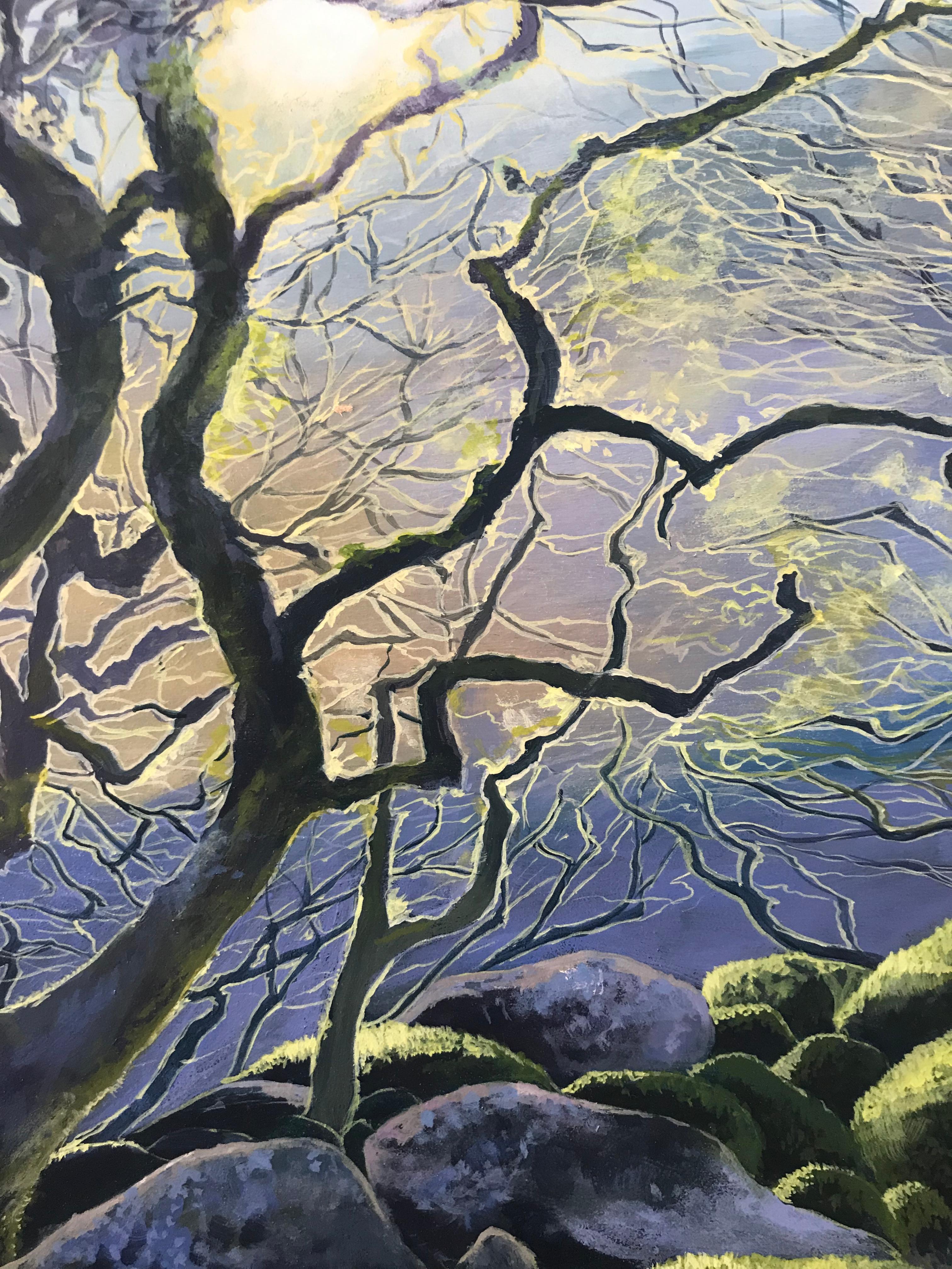 Wild Wistman's Wood.  Contemporary Landscape Painting 1