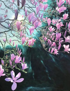 Magnolia Passion.  Contemporary Landscape Painting