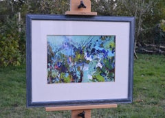 The Lochside, Contemporary Scottish Expressionist Landscape by James Hawkins