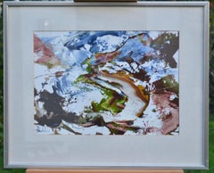 Below Beinn Dearg, Contemporary Abstract  Scottish Landscape by James Hawkins