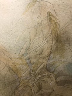 Contemporary Figurative Drawings and Watercolors