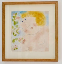 Flowers. Contemporary Figurative Watercolour