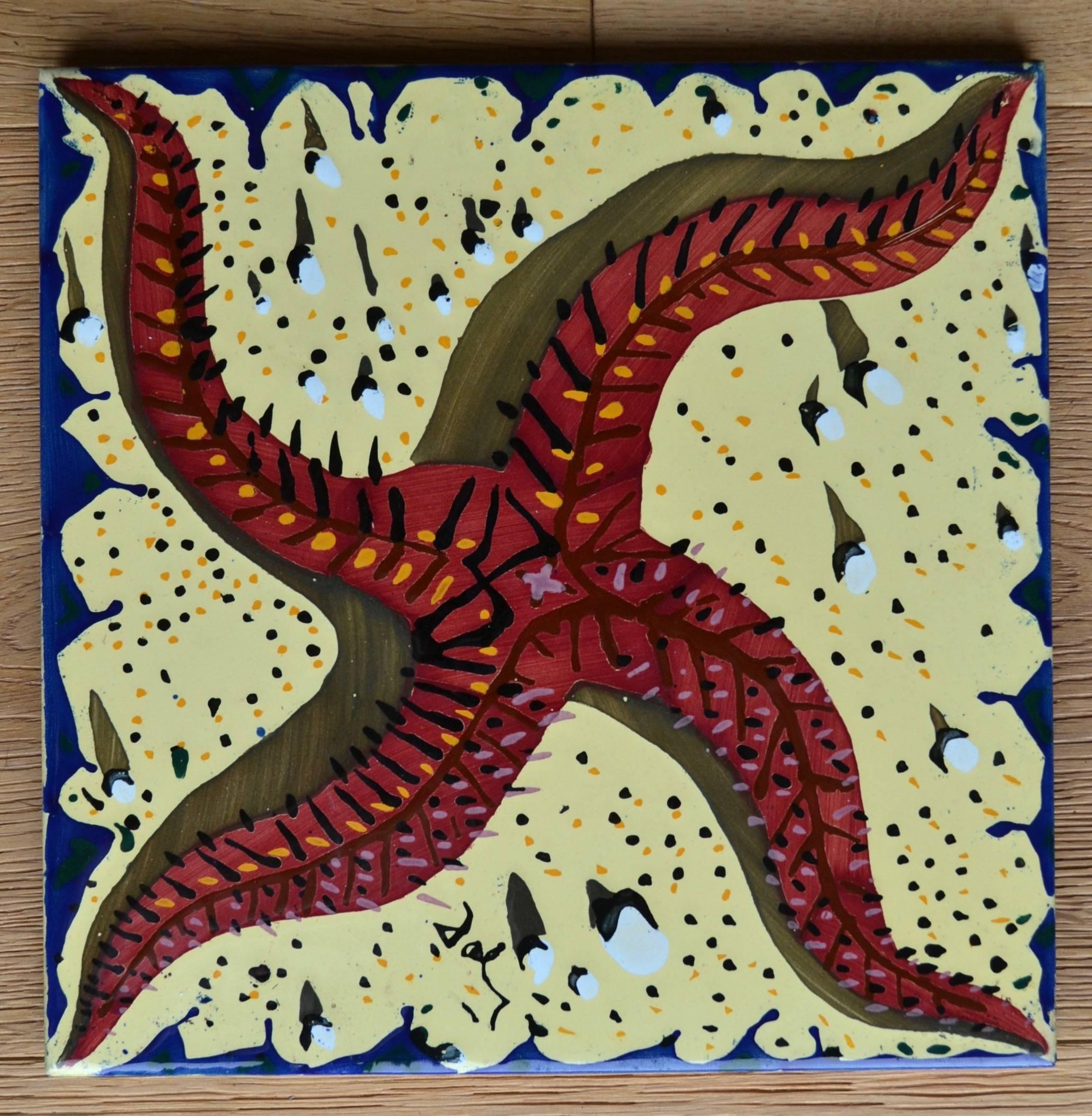 “La Suite Catalane” Set of 6 Salvadore Dali Designed Tiles. 1954 1