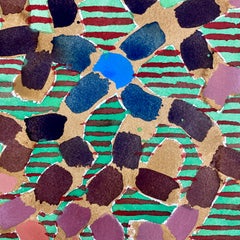 Harry Fleenors Dick, Abstract Painting, Watercolor & Gouache on Paper