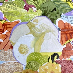 Soup, Contemporary Painting, Watercolor on Paper, Small-Scale, Food