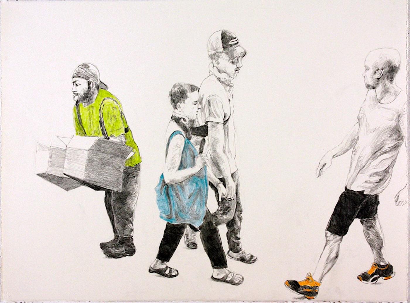 Kathleen Migliore-Newton Figurative Art - Street Ballet