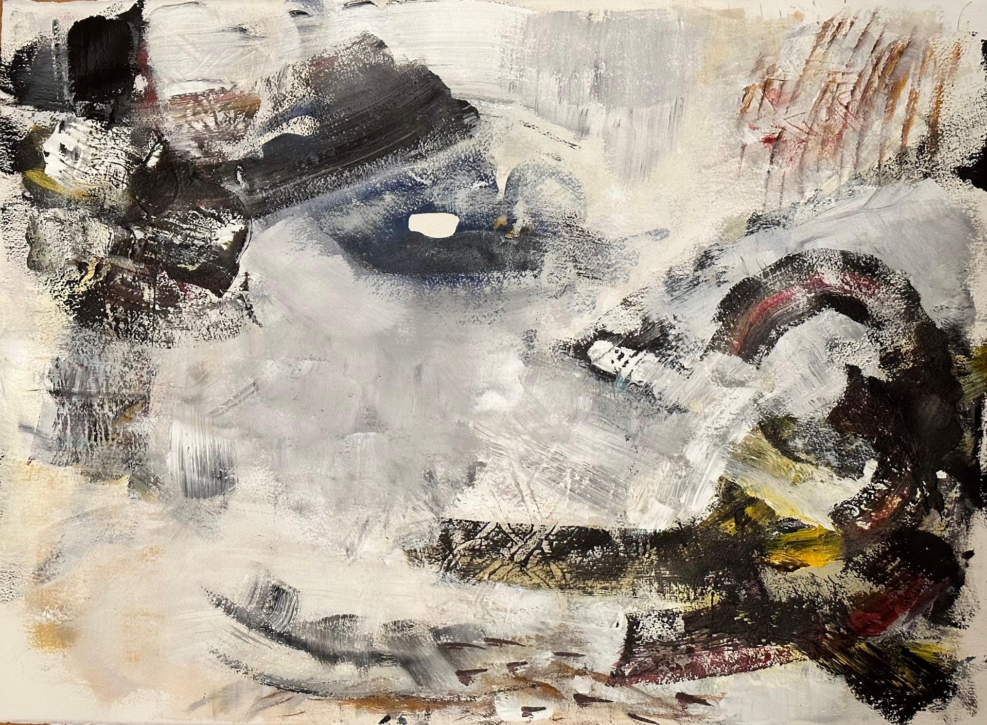 Iliyan Ivanov Abstract Drawing - The Silent Sessions IV : Abstract artwork on paper