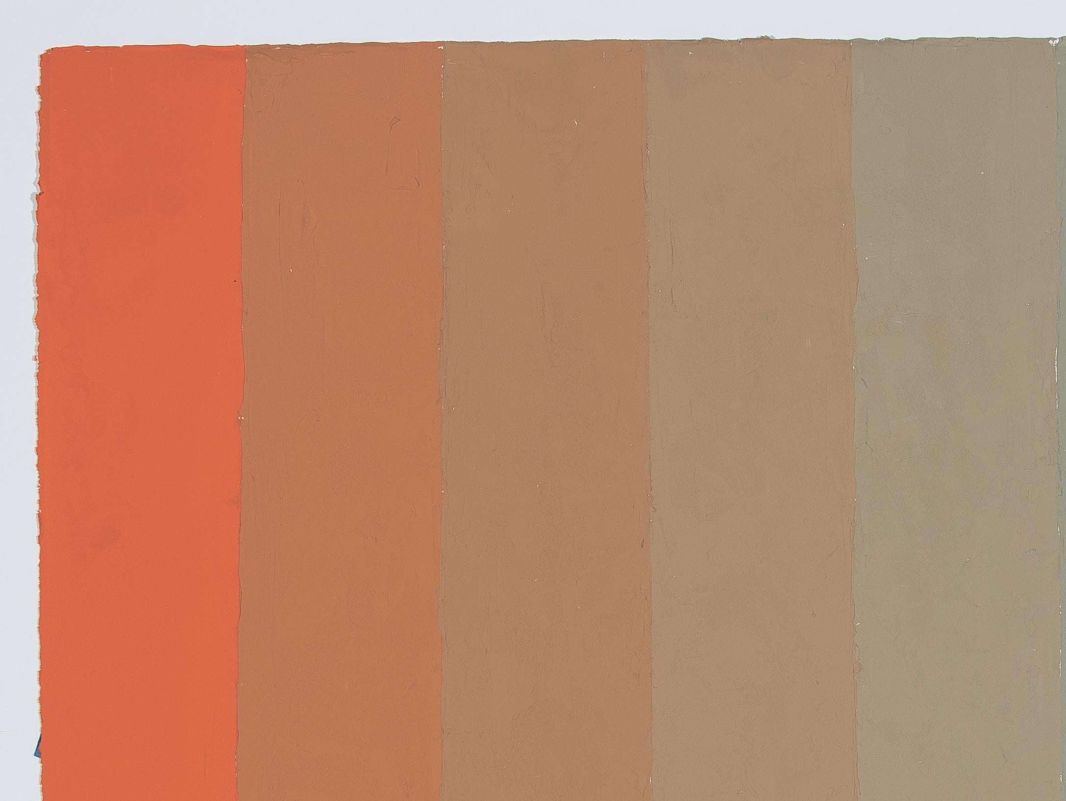 Orange to Blue : contemporary abstract artwork - Art by David Michael Slonim