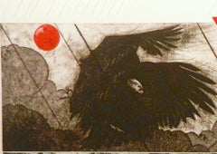 Flowers: Etching work of art