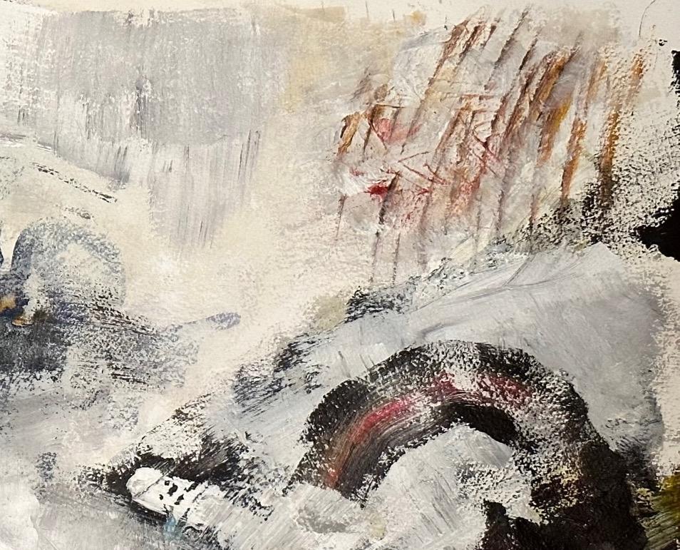 The Silent Sessions IV : Abstract artwork on paper - Abstract Expressionist Art by Iliyan Ivanov
