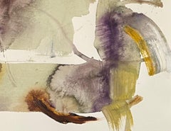 En peu de mots VI : œuvre d'art abstraite sur papier