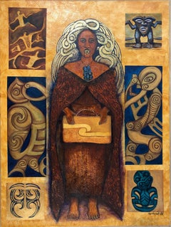 Serie Legacy: Leaving Behind, pittura contemporanea, arte Maori, figurativa