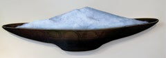 Salt Bowl, unique, oil on birchwood panel, trompe l'oiel, dimensional painting