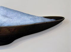 Salt Bowl, unique, oil on birchwood panel, trompe l'oiel, dimensional painting