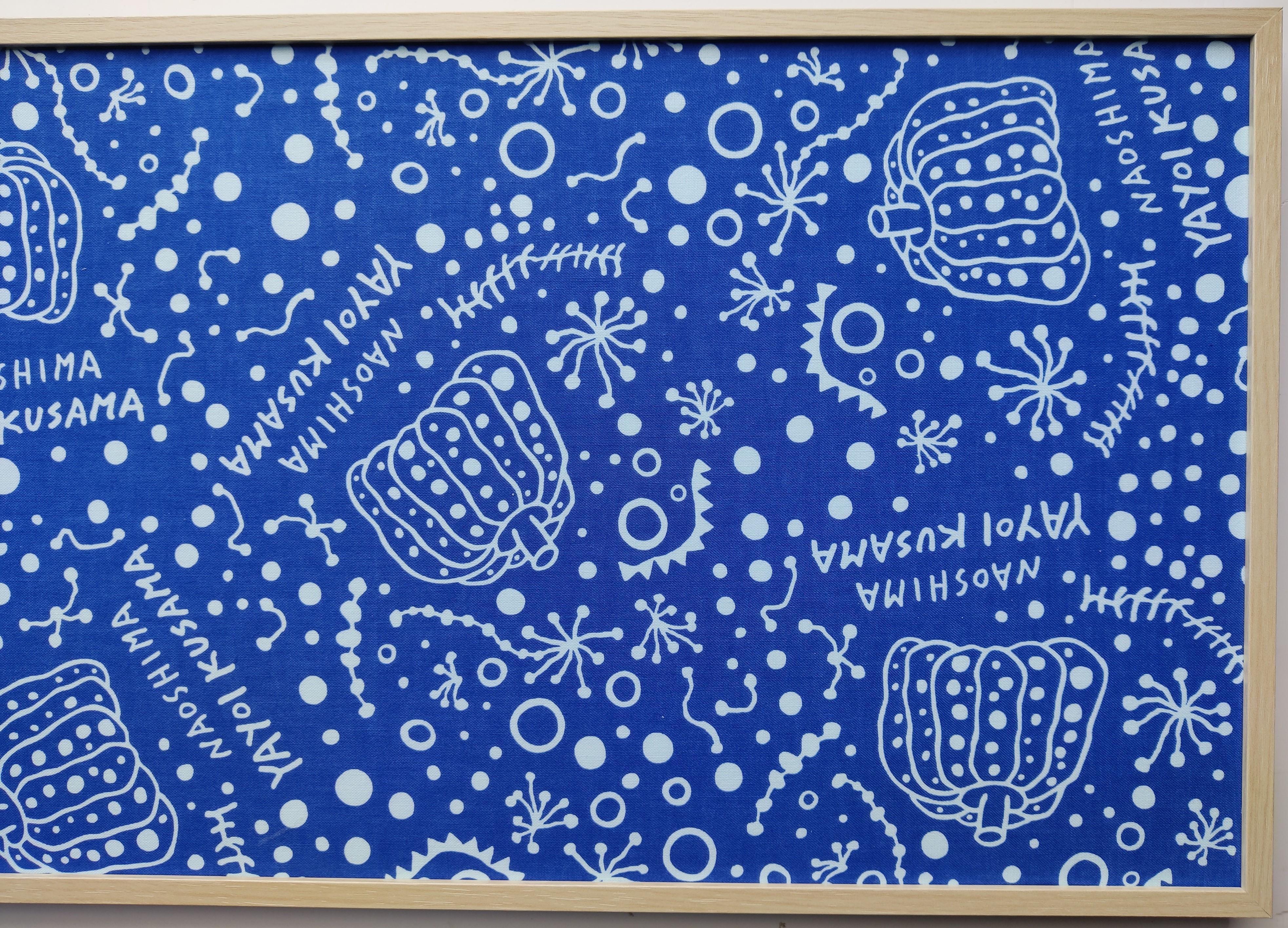 Yayoi Kusama -- Pumpkin ( blue ) For Sale 3