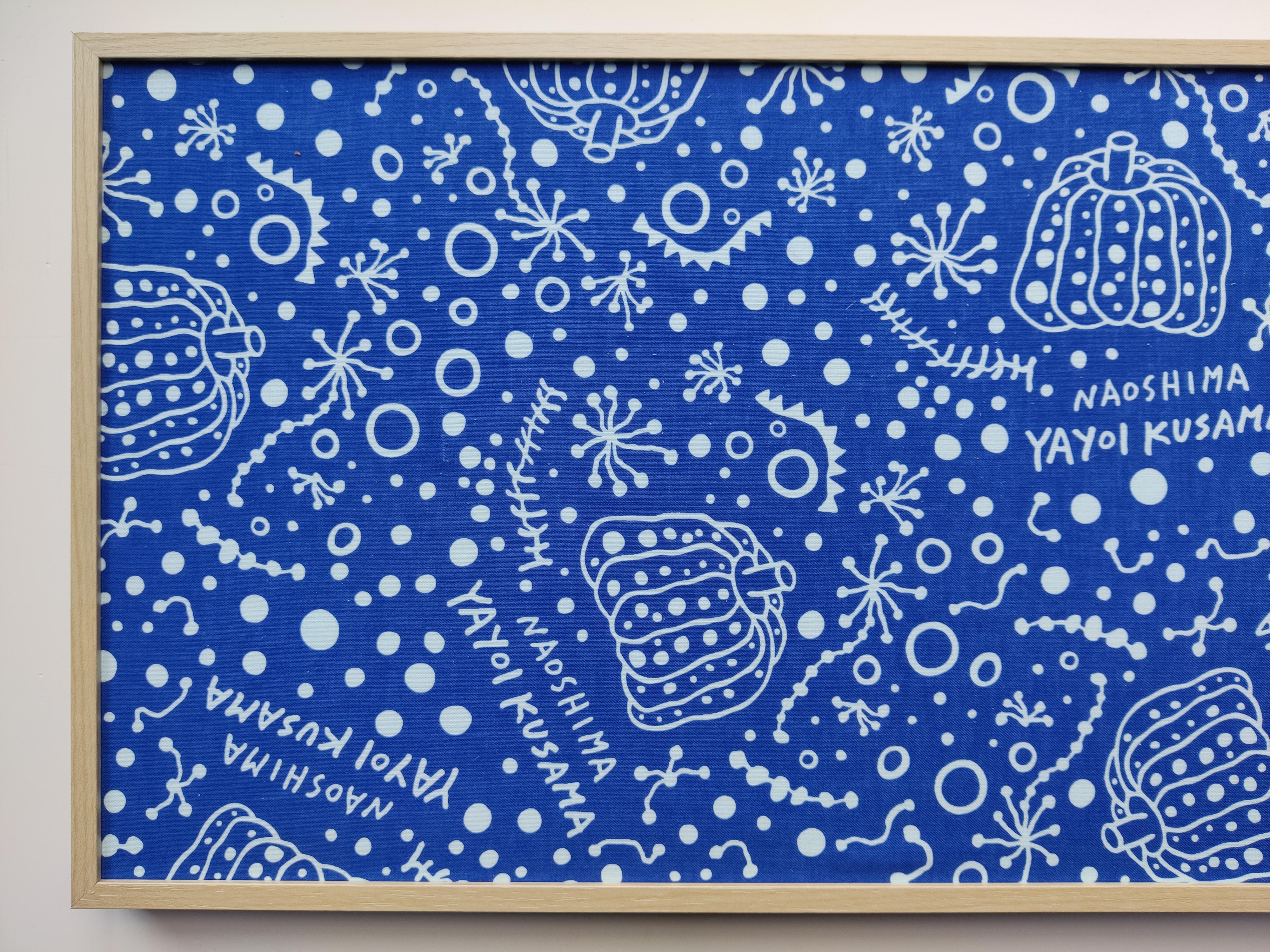 Yayoi Kusama -- Pumpkin ( blue ) For Sale 1