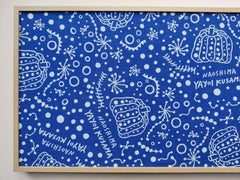 Yayoi Kusama -- Pumpkin ( blue )