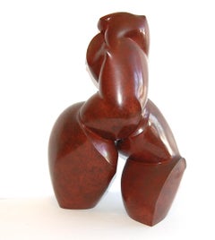 Dominique Polies Nude Bronze Sculpture