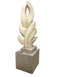 Suddenly It's Spring Large Carrara Marble Sculpture