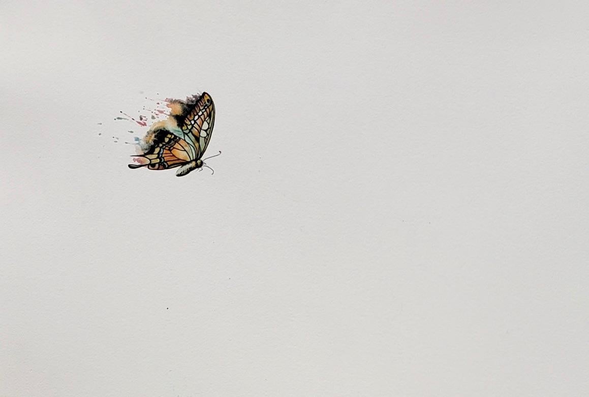 Freiheit
 Schmetterling Tinte Aquarell

Keith Carringtons Erfahrungen haben ihn dazu gebracht, seine Talente mit den flüssigen und anspruchsvollen Medien Aquarell und Tinte auszudrücken. Im Laufe der Jahre hat er seine Fähigkeiten verfeinert, seine