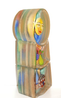 Red House Glass Sculpture