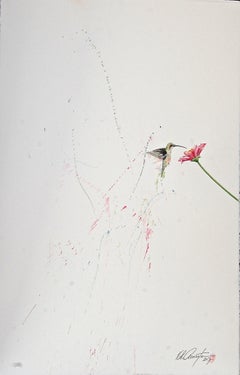 Encre sur papier Hummingbird XIII