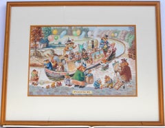 Passing By Watercolor