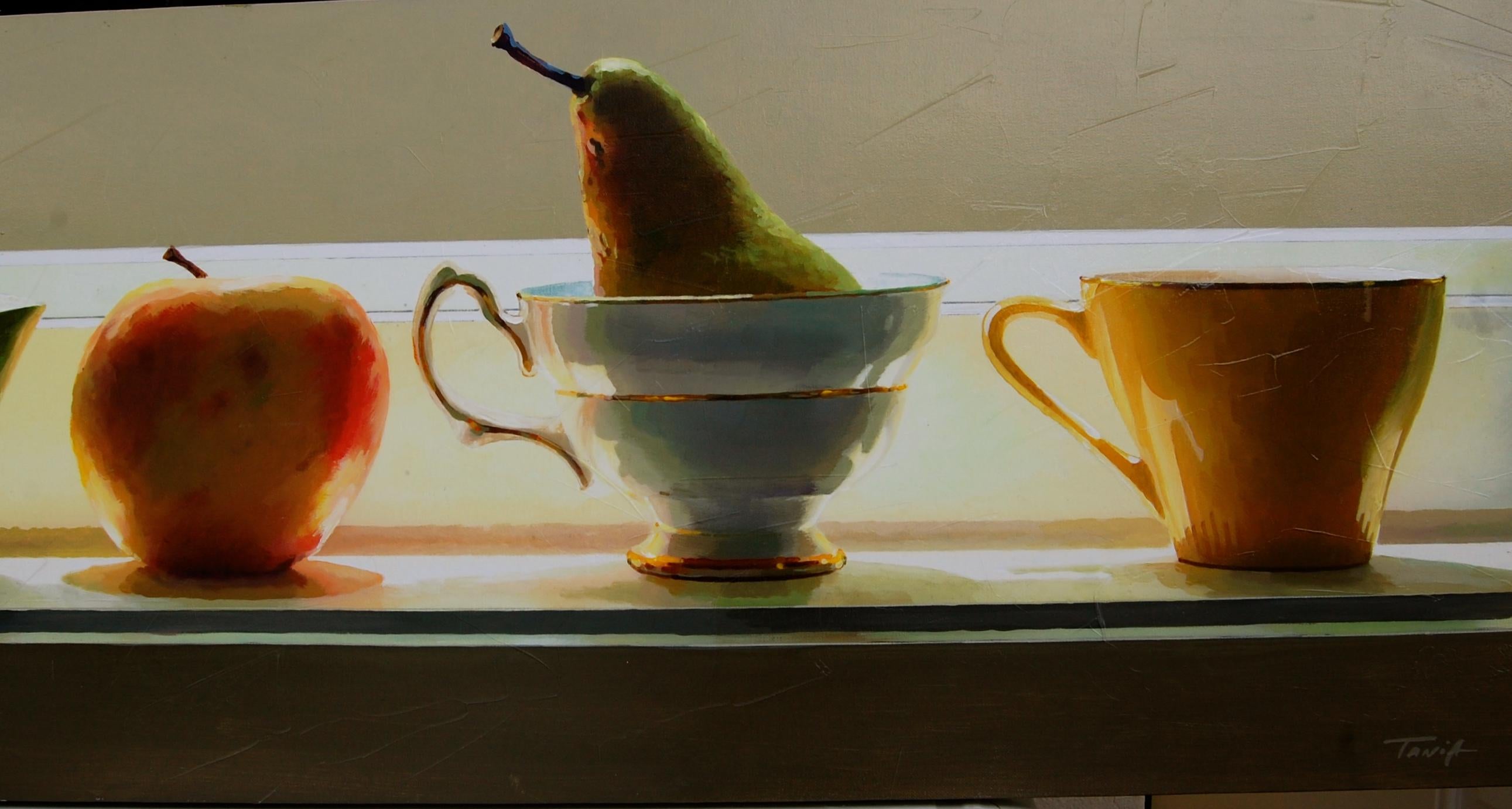  Glänzende Kapuzen und Früchte  (Zeitgenössisch), Painting, von Tania Darashkevich