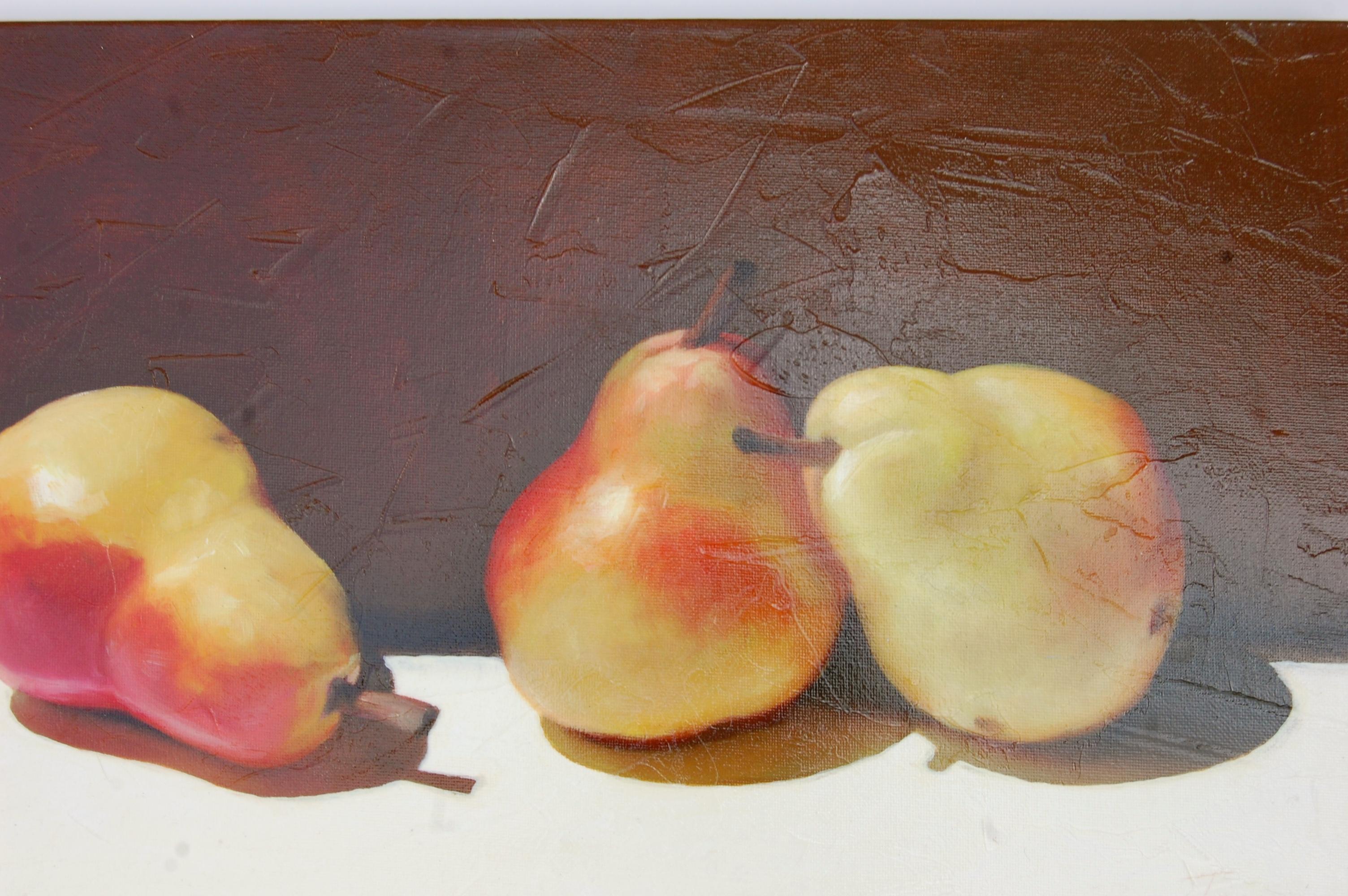 Three Siblings Still Life With Pears - Painting by Tania Darashkevich