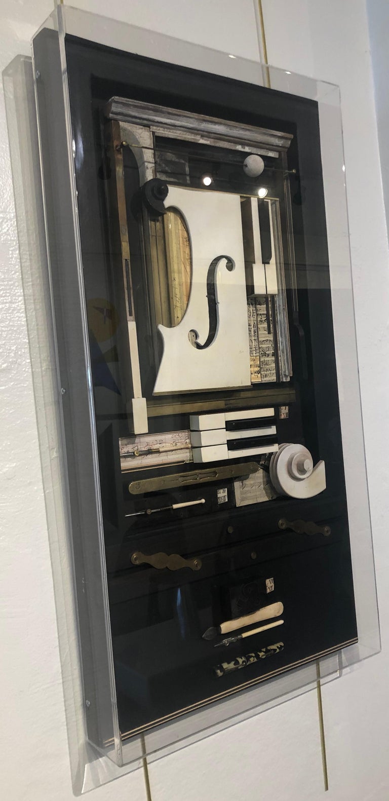 Erik J. Erikson Music Night Composition 3D Art Sculpture For Sale at