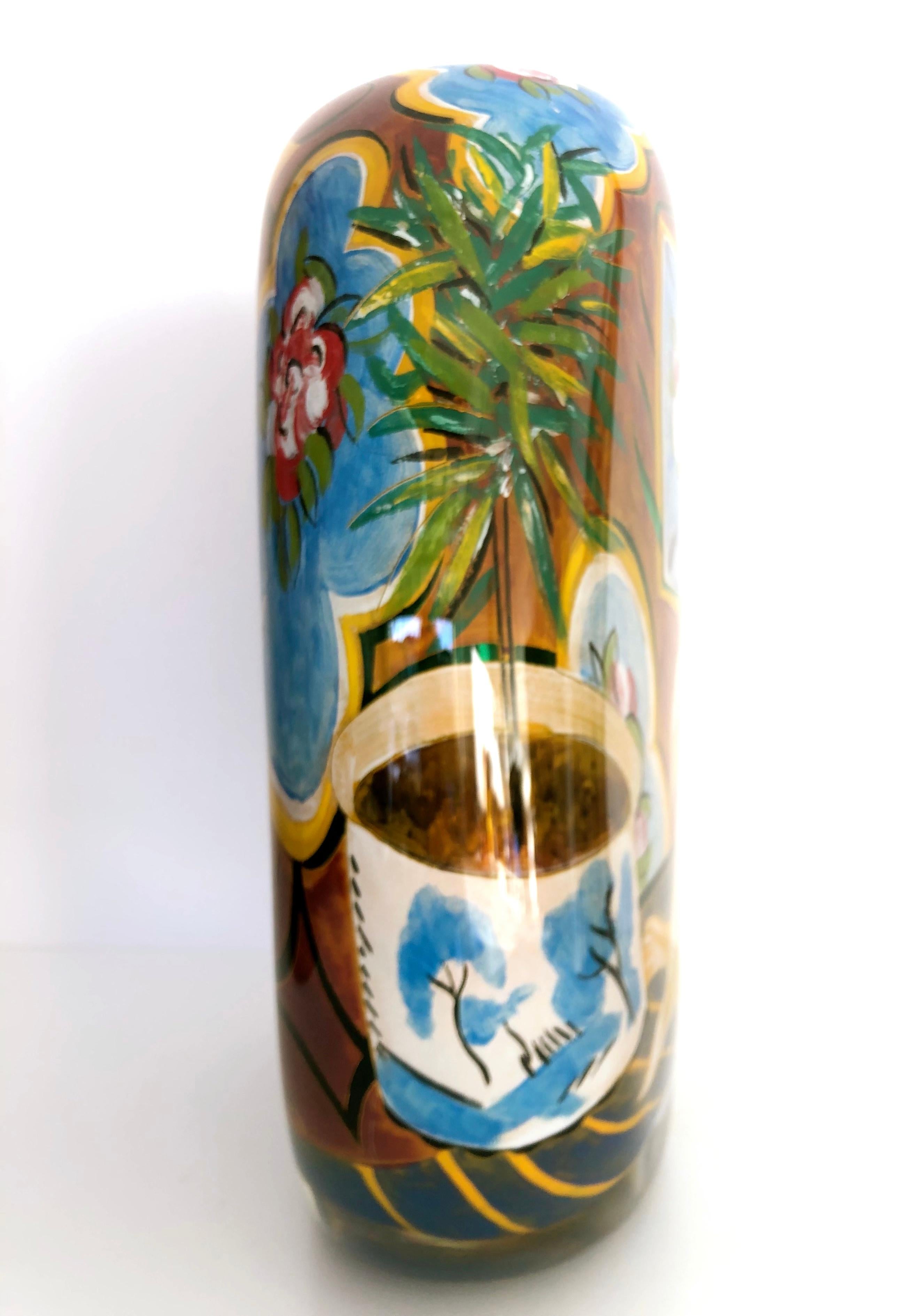 Ada Loumani Art Glass Vase  1