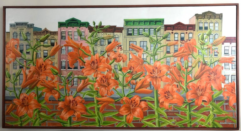 Lilies in East Village New York.
RAFAEL SALDARRIAGA was born in Medellin, Colombia in 1955. Arrived in the United States in 1993. After living in New Mexico and Hawaii established his residency in New York City.
He studied in Live de Zulateqi's Art