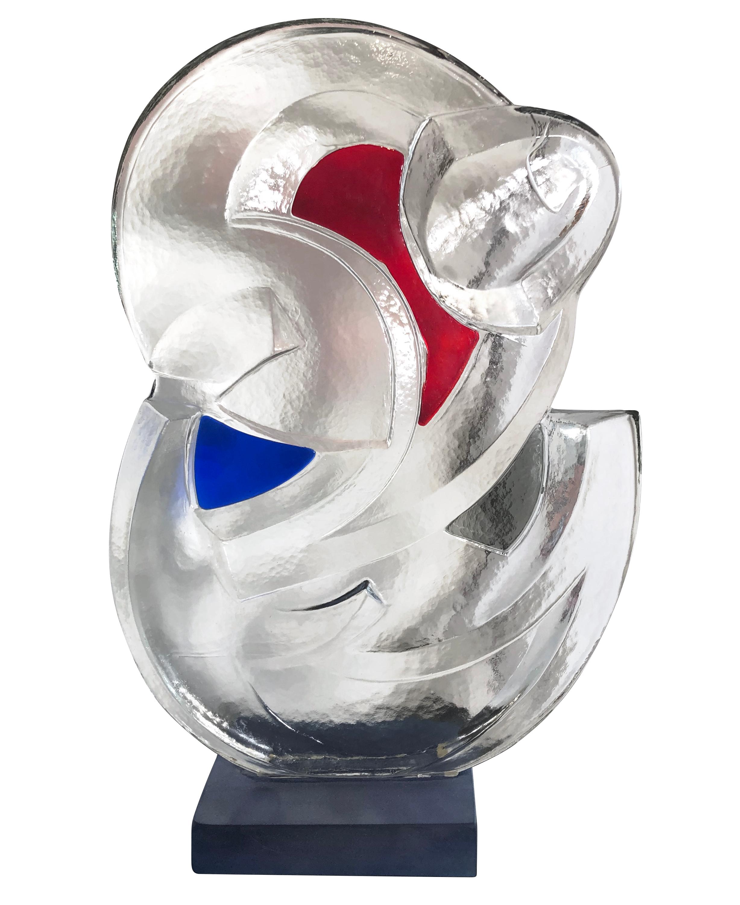 Paolo Marazzi  Abstract Sculpture -  The Dark Glass Sculpture