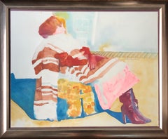 Woman In The Chair Work on Paper