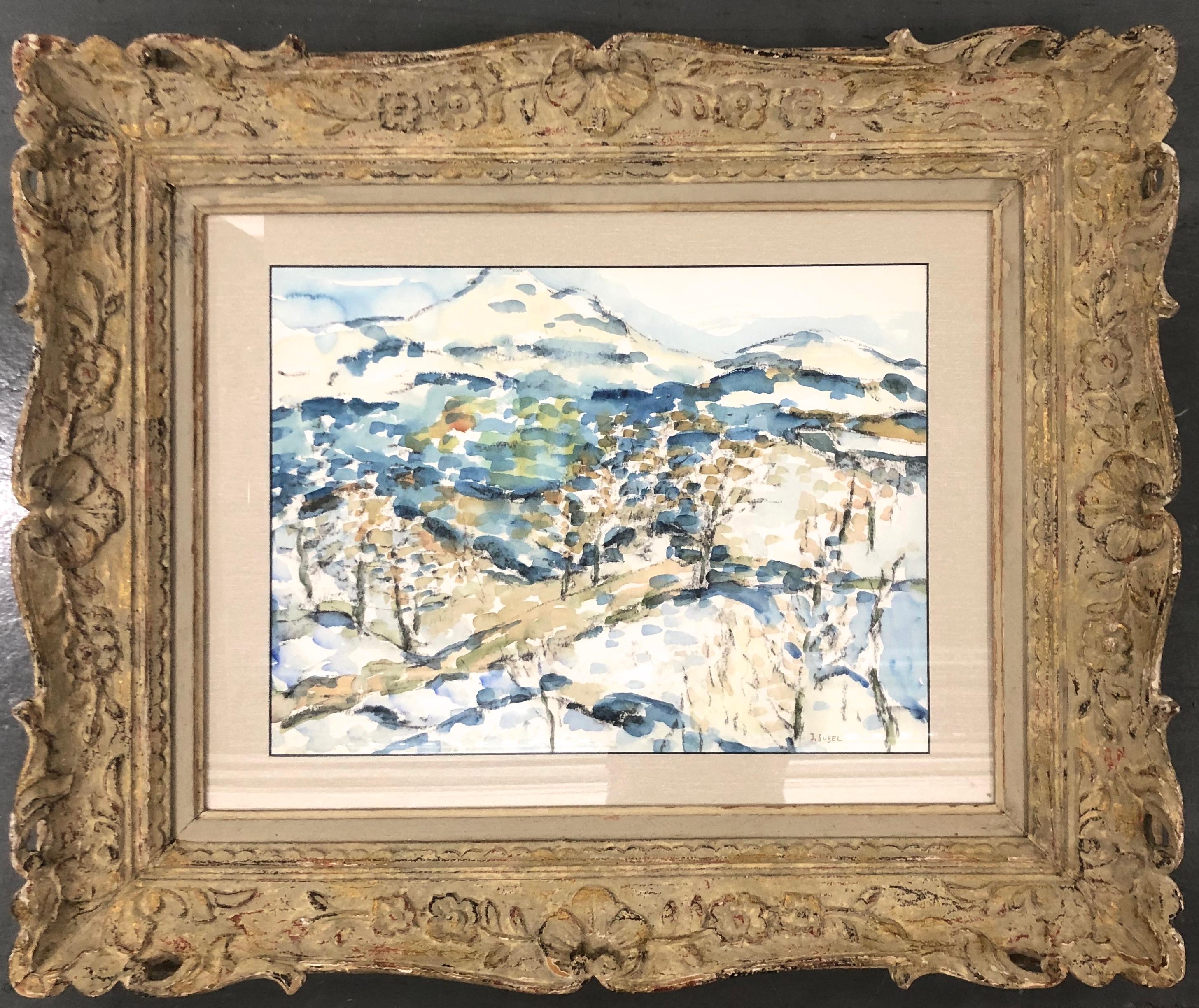 Jehudith Sobel Landscape Art -  Mountain View Landscape