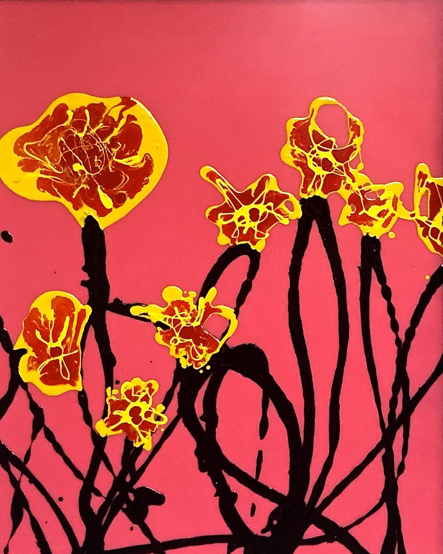 Wiled-Blumen in Sedona  – Painting von Randi Grantham