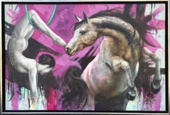  Gymnast And The Horse Large Oil