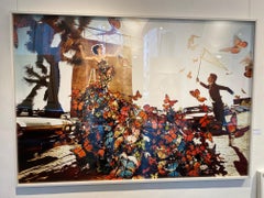 Butterfly - surreal fairytale portrait of two models