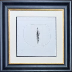 LUCIO FONTANA – etching with hand-cut central slash incision by Fontana - 1963