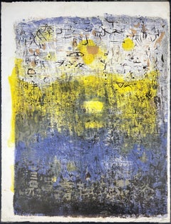 Zao Wou-Ki 趙無極 - Foret Perdue - Litografía con intervenciones a mano - 1955